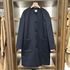 burberry black wool coat